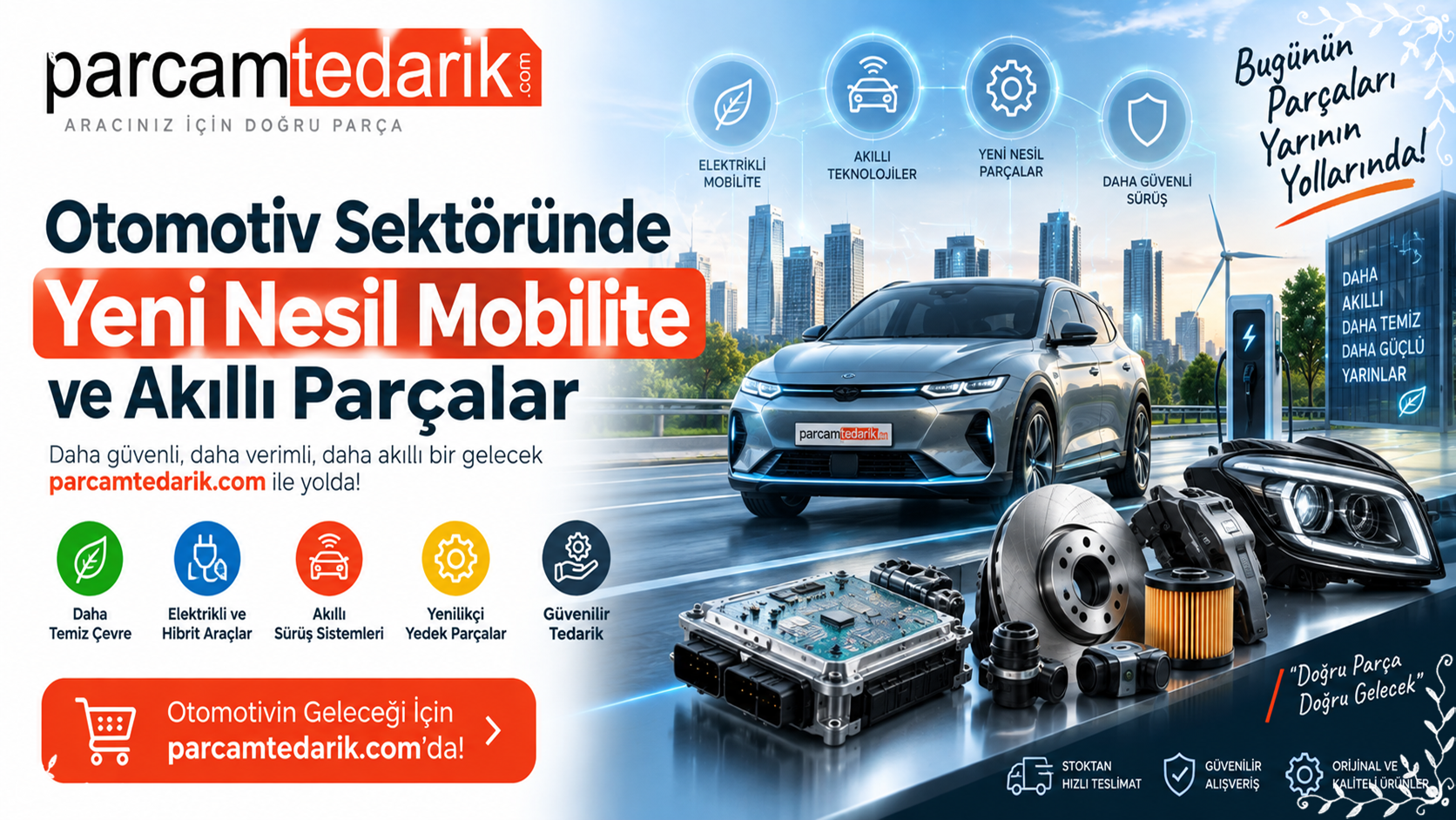 Otomotiv Sektöründe Yeni Nesil Mobilite ve Akıllı Parçalar  | parcamtedarik.com