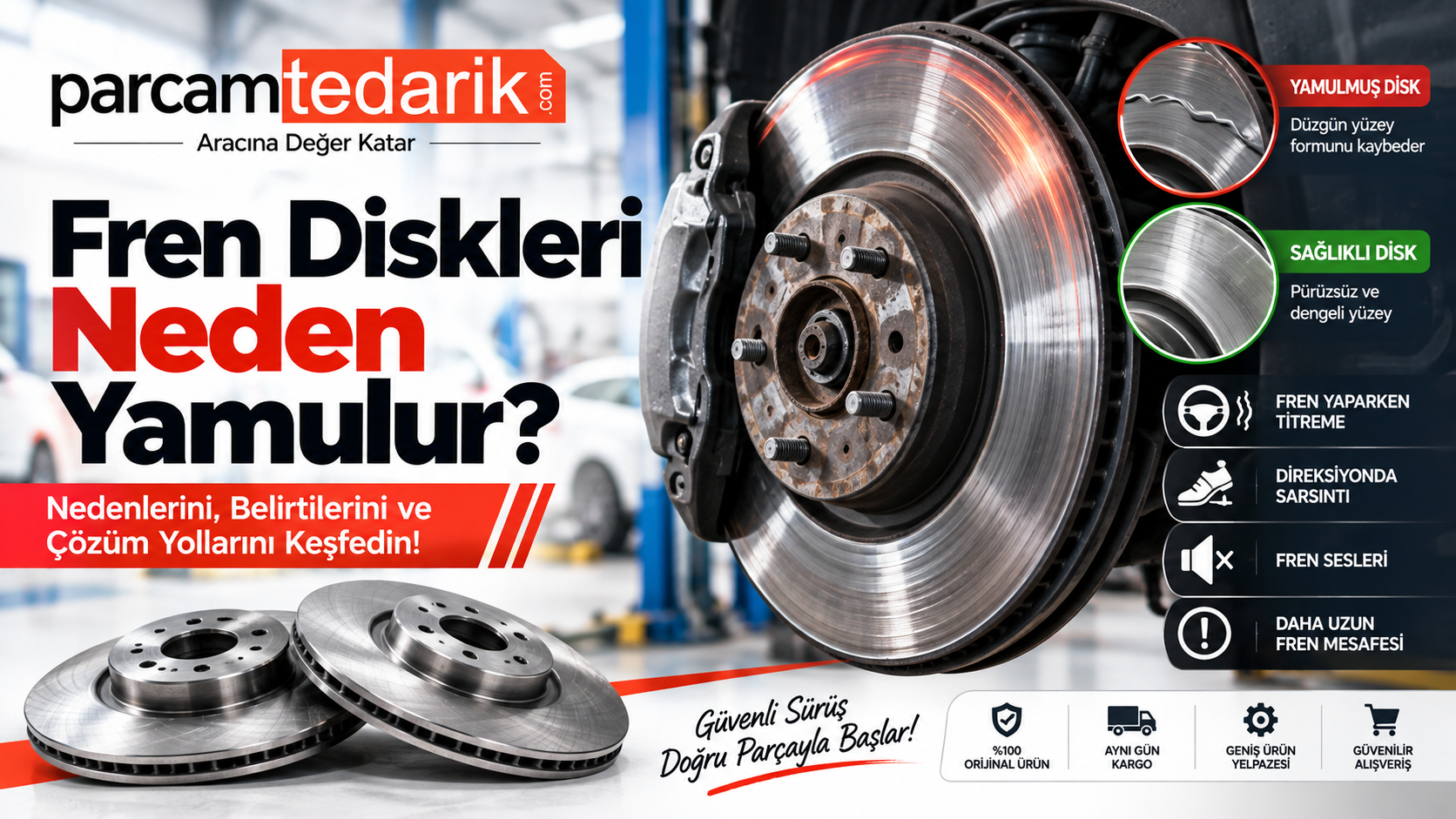 Fren Diskleri Neden Yamulur?  | parcamtedarik.com