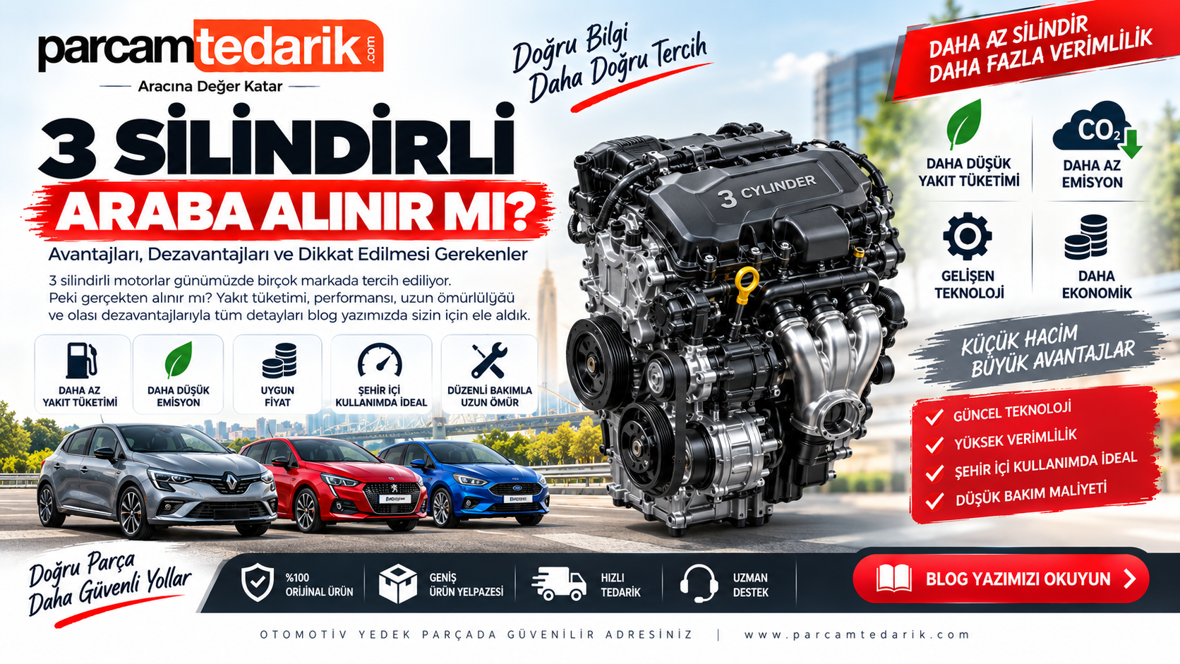 3 Silindirli Araba Alınır mı?  | parcamtedarik.com
