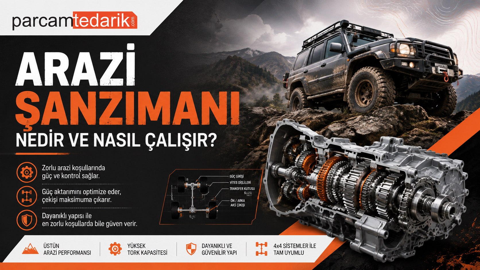 Arazi Şanzımanı Nedir ve Nasıl Çalışır?  | parcamtedarik.com