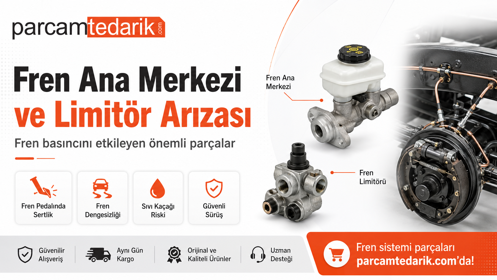 Fren Ana Merkezi ve Limitör Arızası | parcamtedarik.com