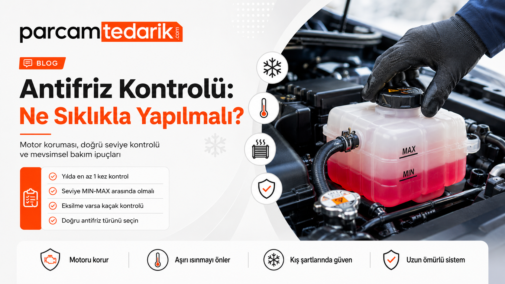Antifriz Kontrolü Ne Zaman Yapılmalı?  | parcamtedarik.com