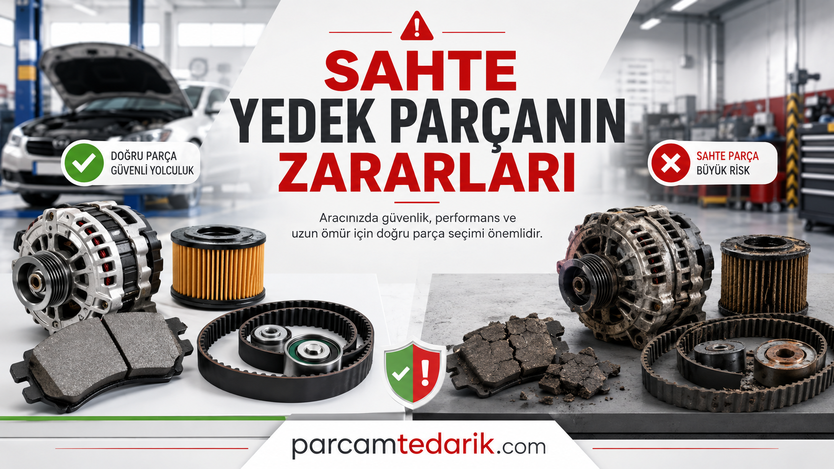 Sahte Yedek Parçanın Zararları Nelerdir? | parcamtedarik.com