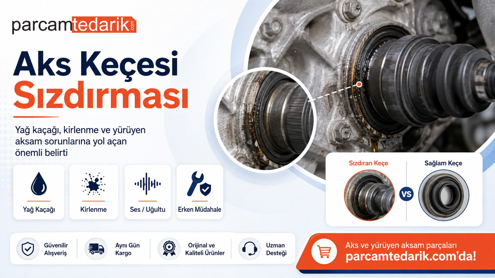 Aks Keçesi Sızdırması  | parcamtedarik.com