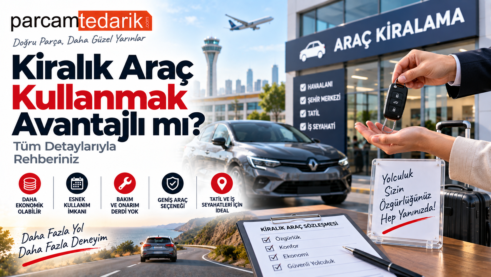 Kiralık Araç Kullanmak Avantajlı mı?  | parcamtedarik.com