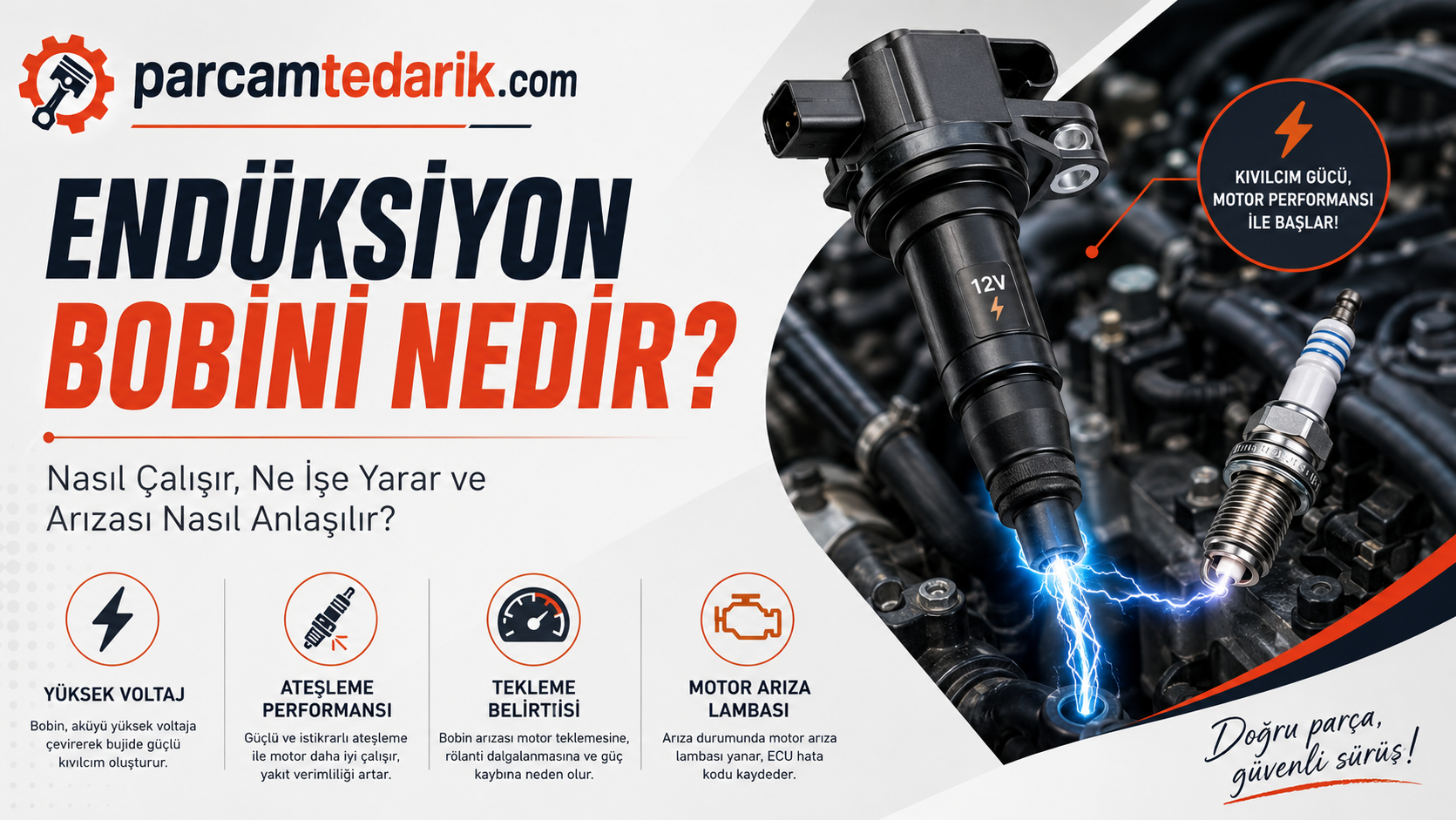 Endüksiyon Bobini Nedir? Görevi Nedir  | parcamtedarik.com
