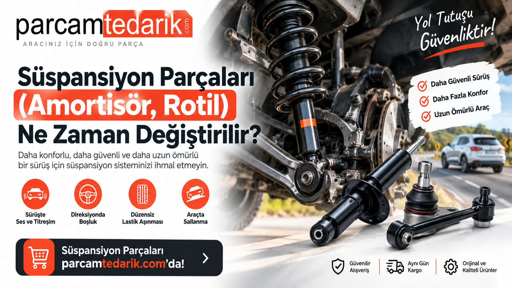 Süspansiyon Parçaları Ne Zaman Değiştirilir?  | parcamtedarik.com