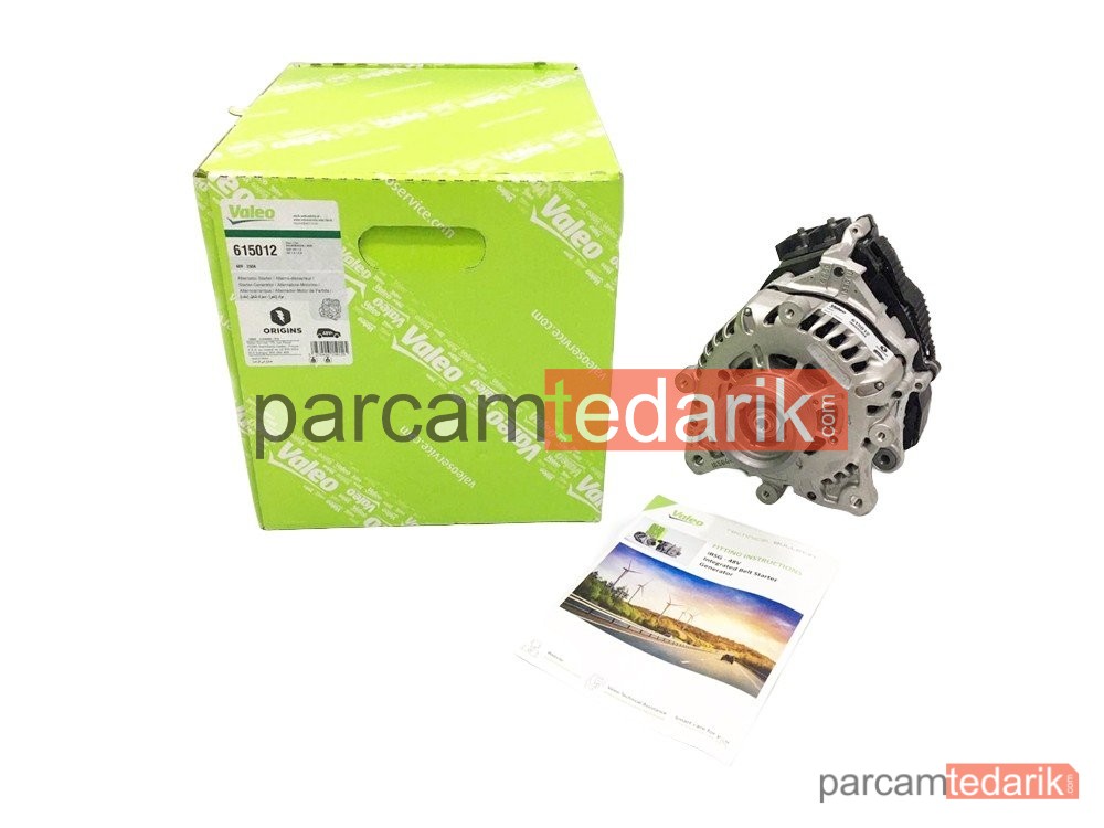 615012 | Alternatör 48V 250A VW Golf 8 Audi A3 Leon Octavia Passat Tiguan T-Roc 1.0 TSI 1.5 TSI 2020